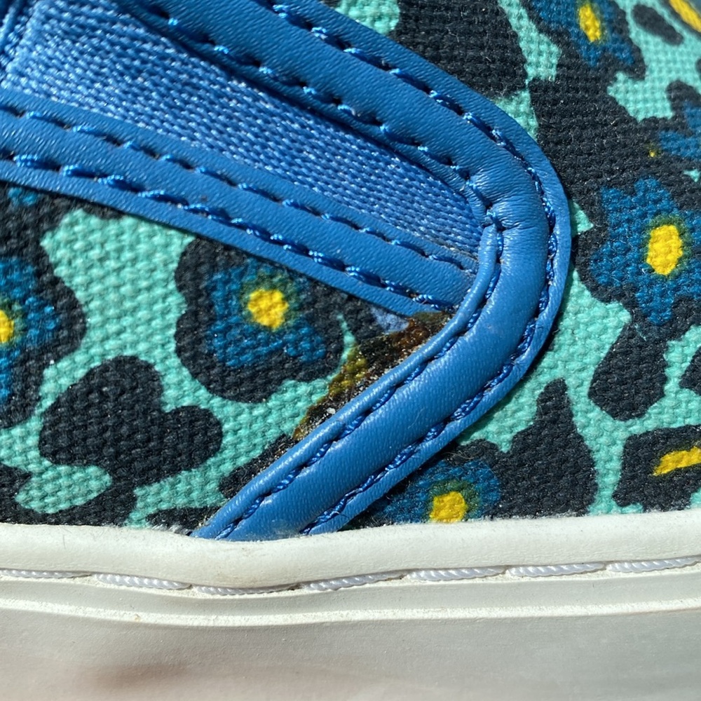 Coach Blue Floral Slip-On Sneakers - Picture 10 of 14